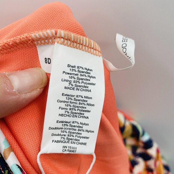 Bleu Rod Beattie Womens Size 8 D-Cup Party Animal Twist-Front Tankini Top 1661 - Picture 8 of 8